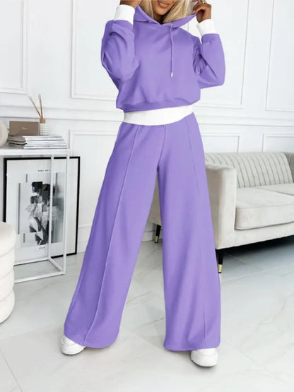 Conjunto Mujer Sudadera y Pantalón Algodón Ajuste Cómodo