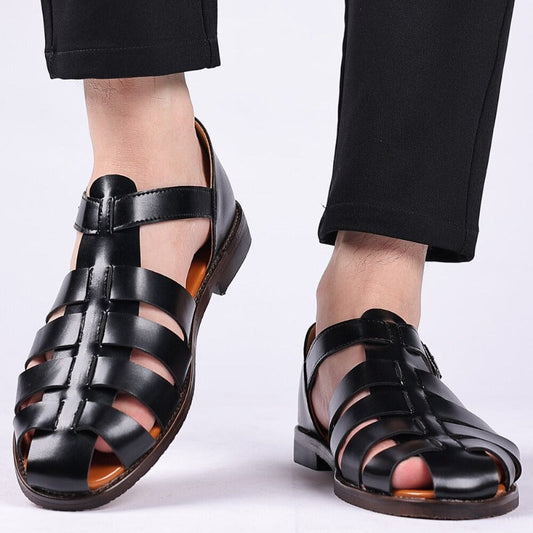 Sandalias Hombre de Cuero Clásicas y Frescas - Mavetta