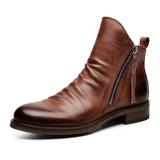 Botas Chelsea Hombre de Cuero Estilo Moderno - Mavetta
