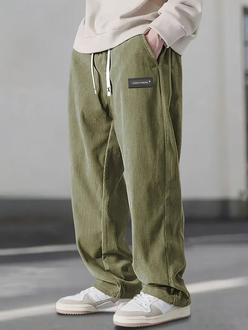 Pantalones Hombre de Pana Ajuste ComfortFit