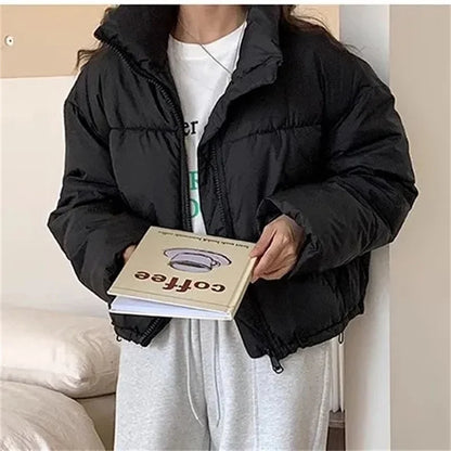 Chaqueta Acolchada Mujer Puffer Diseño Moderno Ajuste Regular
