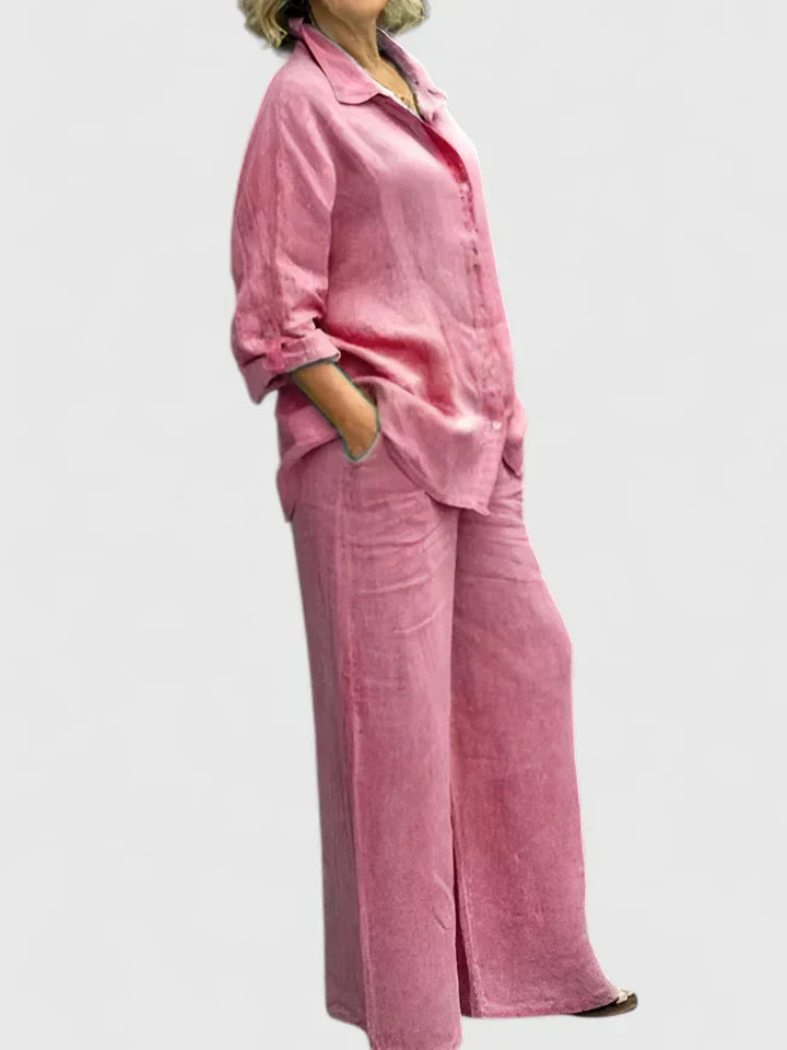 Conjunto Mujer Elegante Comodo Ajuste Regular