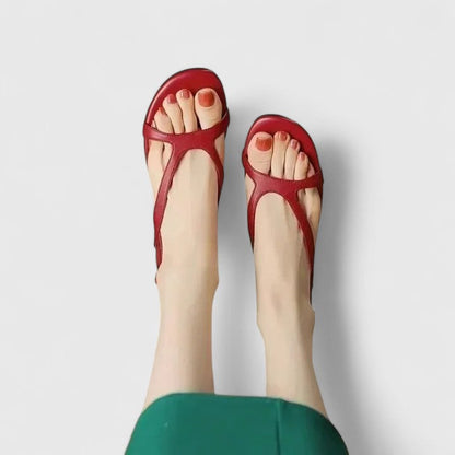 Sandalias Ortopédicas Mujer Tira en T Diseño Abierto - Mavetta