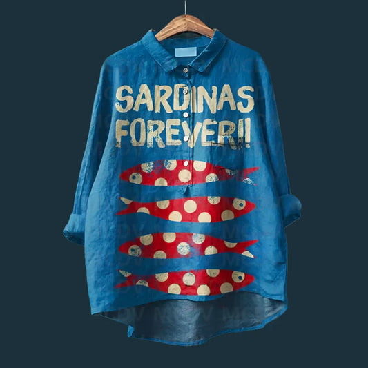Blusa Mujer Estampada Manga Larga Casual - Mavetta