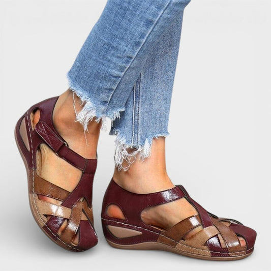 Sandalias Mujer Ortopédicas Comodas Estilo Vintage - Mavetta