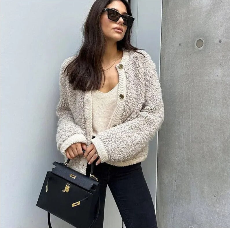 Abrigo Mujer de Lana Ajuste Clásico