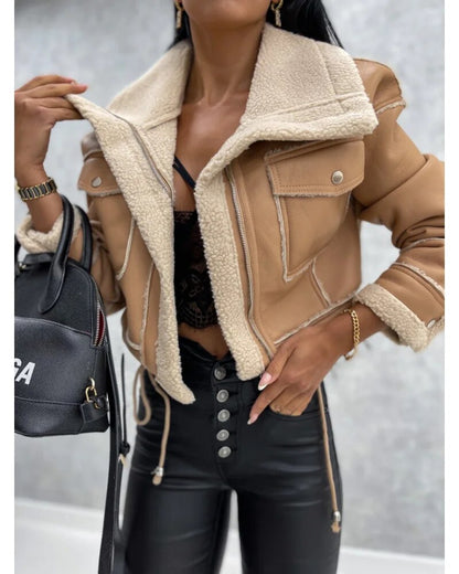 Chaqueta Mujer de Diseño Elegante Ajuste Clásico