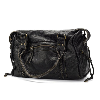 Bolso Grande Mujer de Hombro con Cremallera y Bolsillos