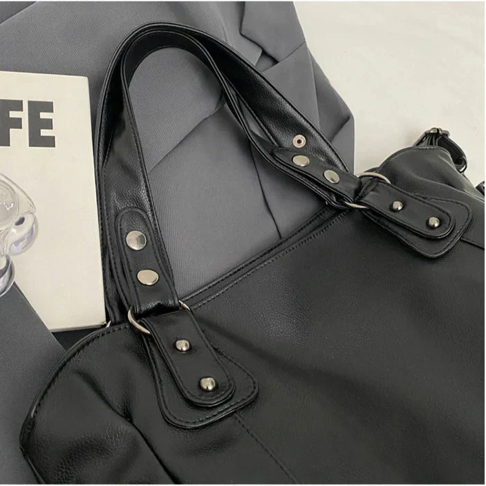 Bolso de hombro mujer piel suave gran capacidad diseño elegante