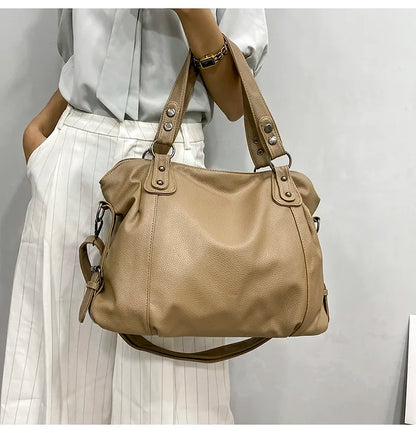 Bolso Tote Mujer Grande de Hombro con Cremallera