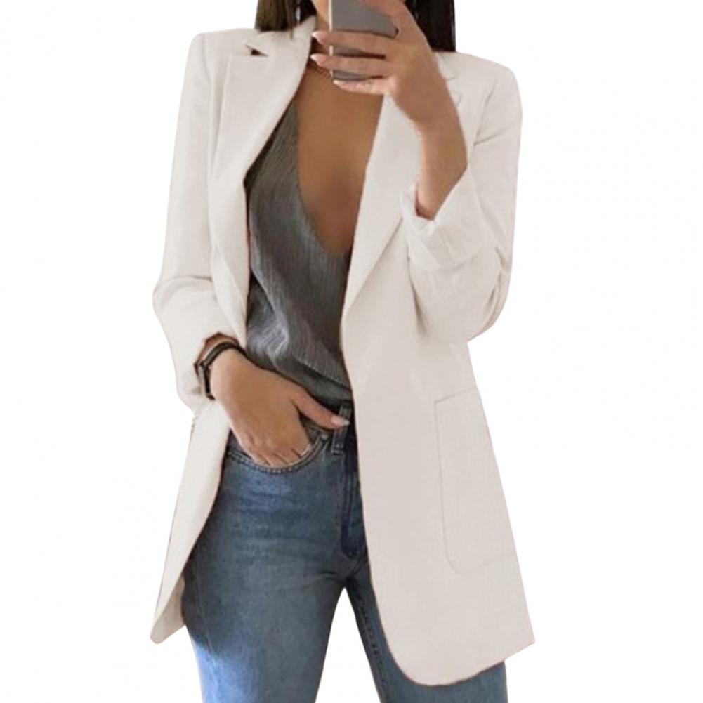 Blazer Mujer Casual Estructura Texturizada Corte Ajustado