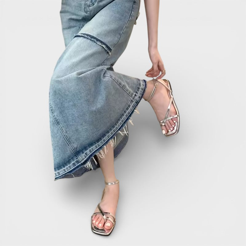 Sandalias Gladiadoras Mujer Ajuste Verano
