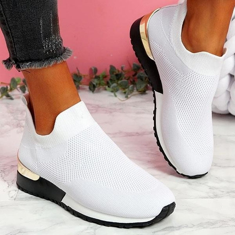 Zapatillas Mujer Slip-on Transpirables y Ligeras