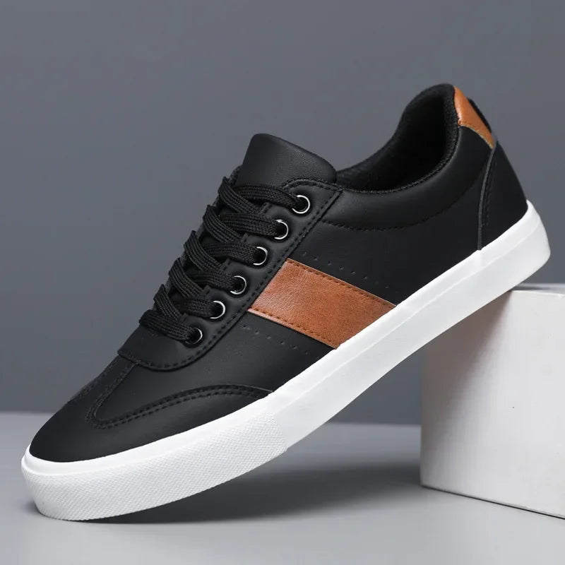 Zapatillas Hombre Casual Cuero Sintético Suela Goma