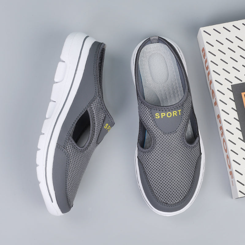 Zapatillas ortopédicas unisex material transpirable slip-on cómodas