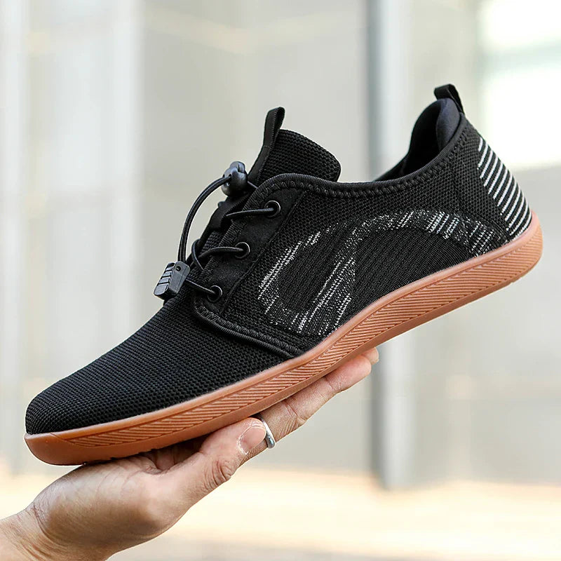 Zapatillas Hombre Minimalistas Malla Transpirable Suela Plana goma