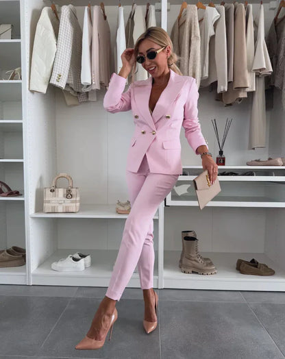Conjunto Mujer Blazer Ajustado - Mavetta