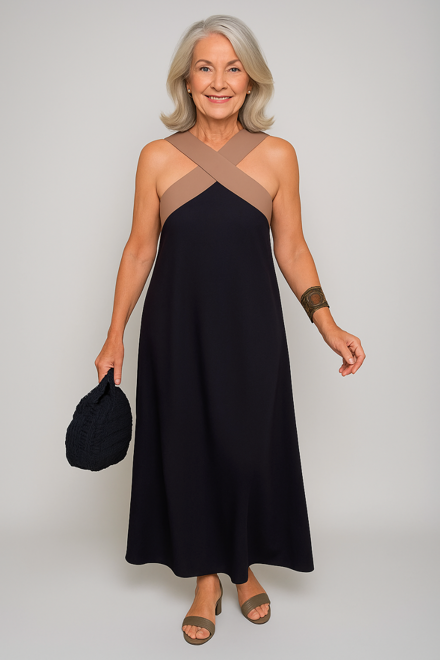 Vestido maxi mujer de verano estilo elegante - Mavetta