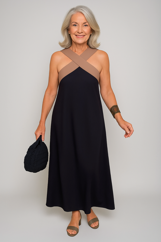 Vestido maxi mujer de verano estilo elegante - Mavetta