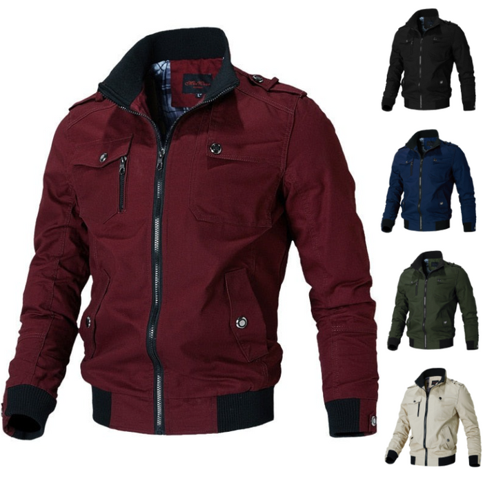 Chaqueta Hombre Otoño Invierno Cuello Alto