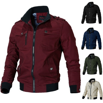 Chaqueta Hombre Otoño Invierno Cuello Alto