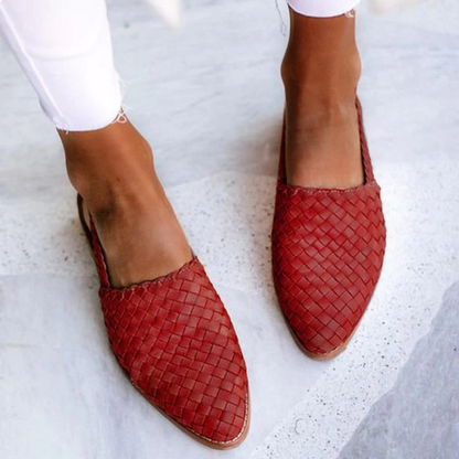 Mocasines Mujer de Piel Tacón Bajo Elegante