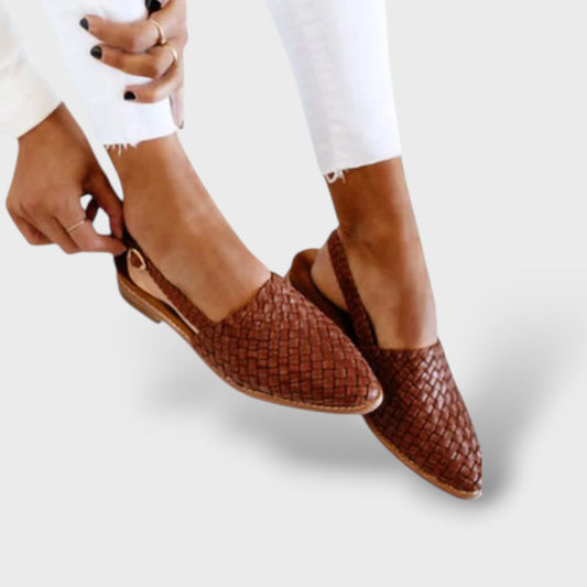 Sandalias mujer trenzadas slingback ajustables - Mavetta