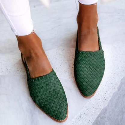 Mocasines Mujer de Piel Tacón Bajo Elegante