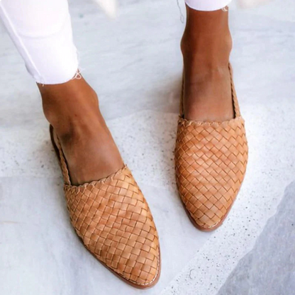 Mocasines Mujer de Piel Tacón Bajo Elegante