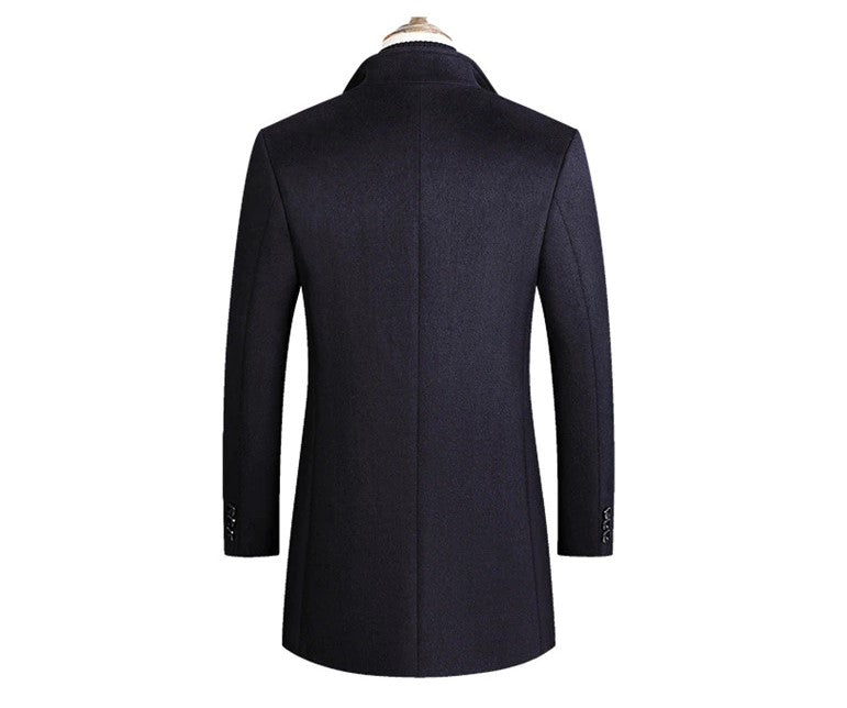 Chaqueta Acolchada Hombre con Cierre de Botones