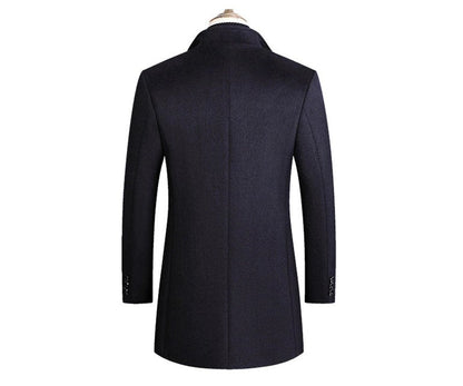 Chaqueta Acolchada Hombre con Cierre de Botones