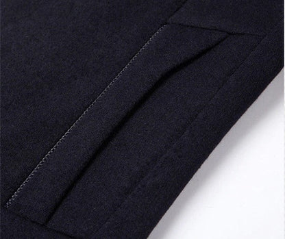 Chaqueta Acolchada Hombre con Cierre de Botones