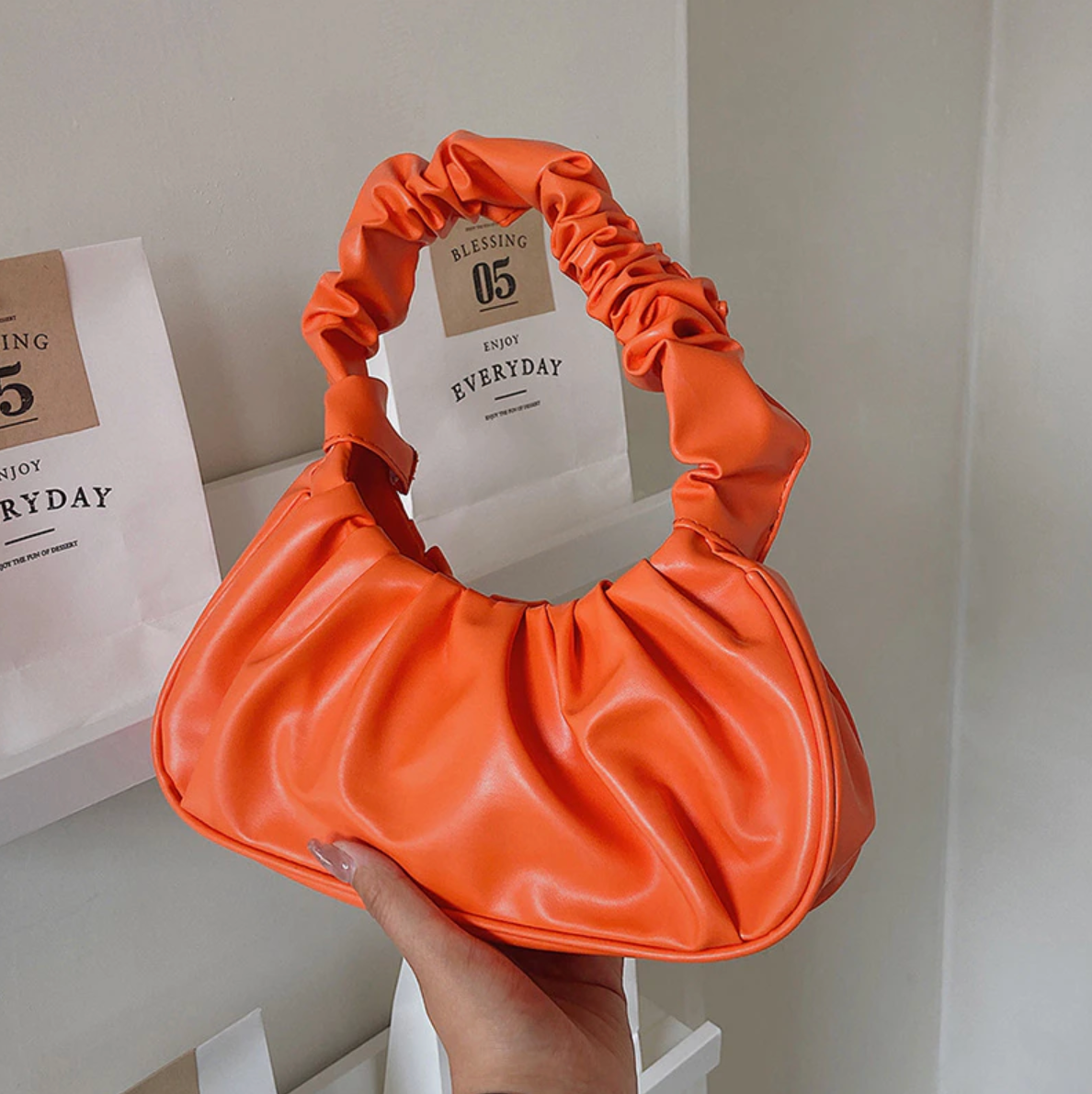 Bolso de mano Mujer diseño estructurado asas superiores