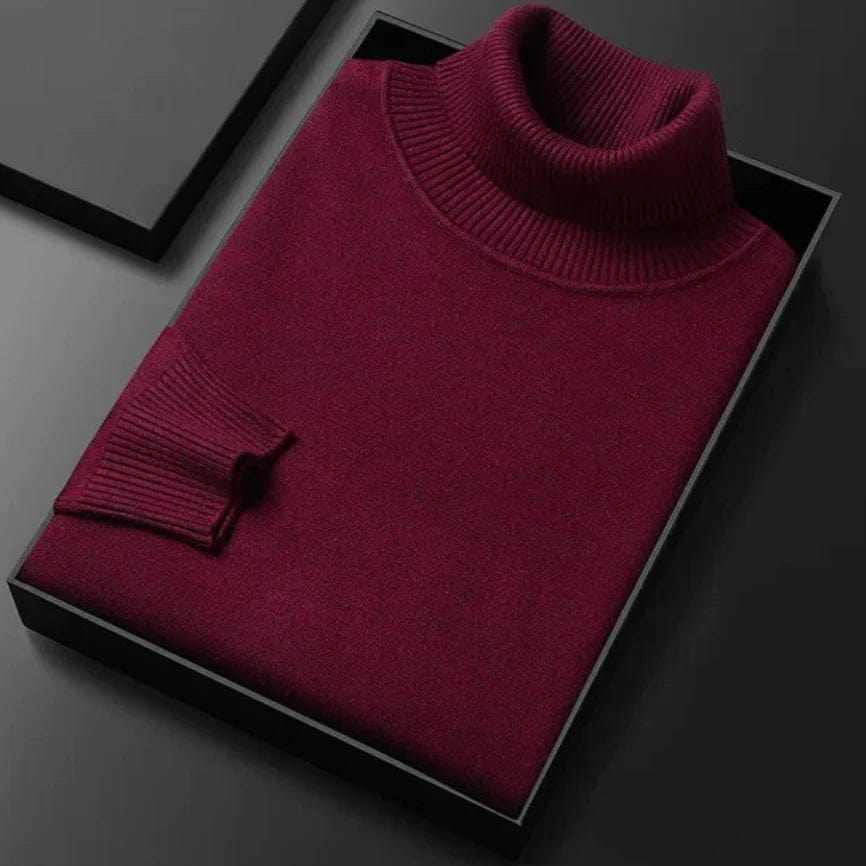 Jersey Hombre Clásico Cuello Alto Ajuste Regular