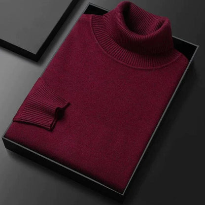 Jersey Hombre Clásico Cuello Alto Ajuste Regular