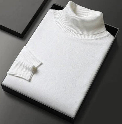Jersey Hombre Clásico Cuello Alto Ajuste Regular