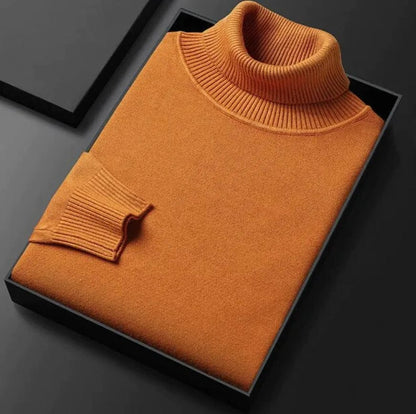 Jersey Hombre Clásico Cuello Alto Ajuste Regular