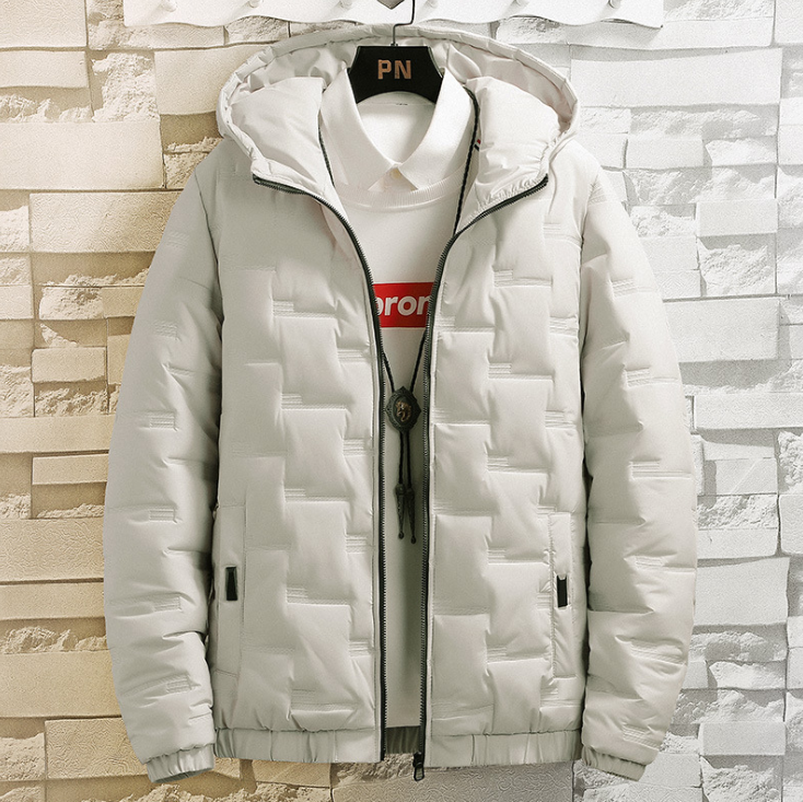 Chaqueta Acolchada Hombre con Capucha y Cremallera Ajuste Regular - Mavetta
