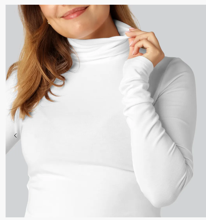 Suéter Mujer Cuello Alto Ajustado Diseño Elegante