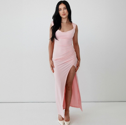 Vestido Mujer Corte Entallado Detalles Sutiles