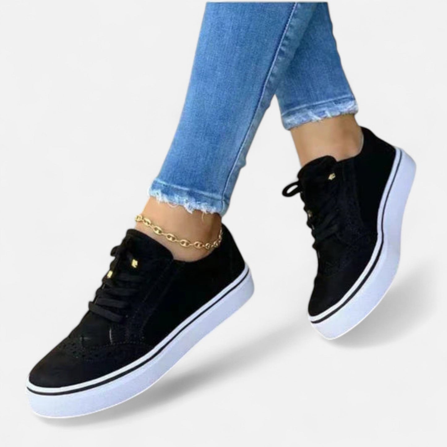 Zapatillas Mujer Punta Redonda Diseño Sencillo