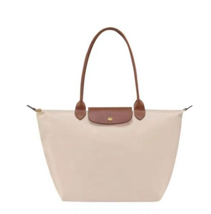 Bolso Tote Mujer de Cuero con Solapa y Asa de Hombro