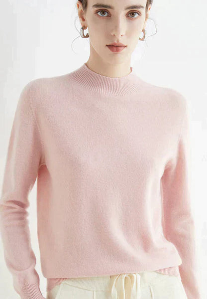 Suéter Mujer Cuello Alto Clásico Ajuste Regular