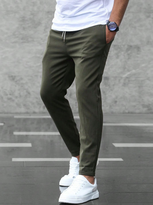 Pantalón Hombre Elástico Ajuste Slim Estilo Versátil - Mavetta