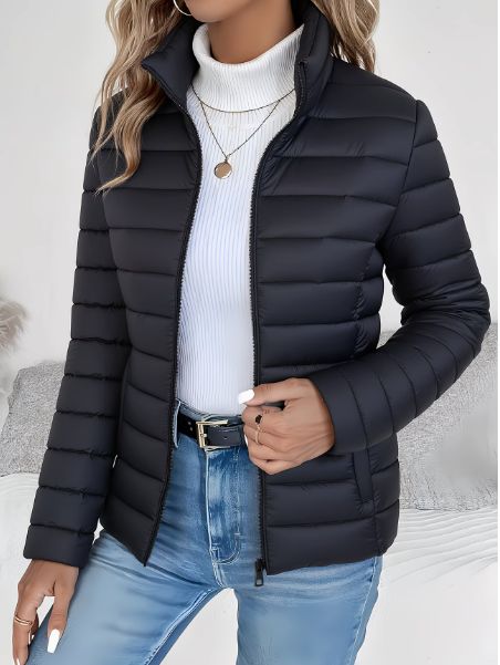 Chaqueta Acolchada Mujer Ligera Ajuste Moderno