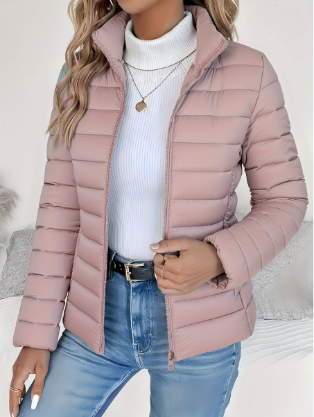 Chaqueta Acolchada Mujer Ligera Ajuste Moderno