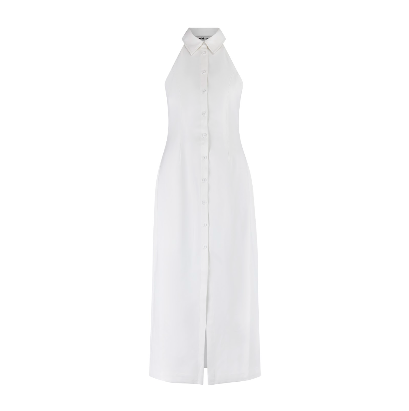Vestido Maxi Mujer Sin Mangas Escote en V Estilo Elegante
