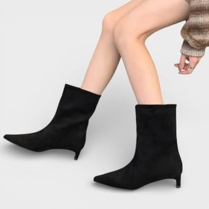 Botines Vintage Punta Fina Mujer