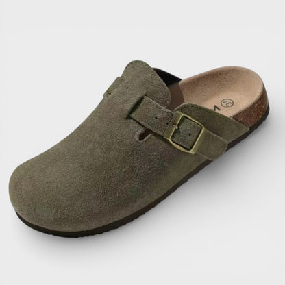 Zuecos Mujer Suela de Corcho Hebilla Ajustable