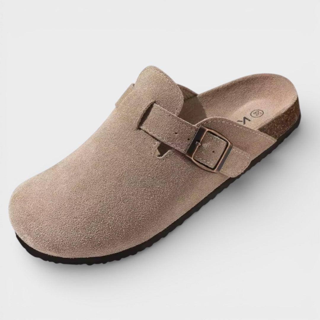 Zuecos Mujer Suela de Corcho Hebilla Ajustable - Mavetta